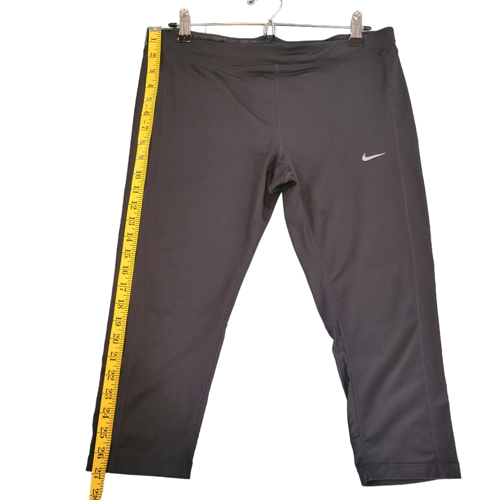 Nike workout black capri leggings Women's Sz XL